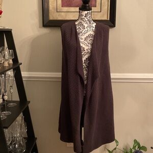 Dark Grey Knit Cardigan